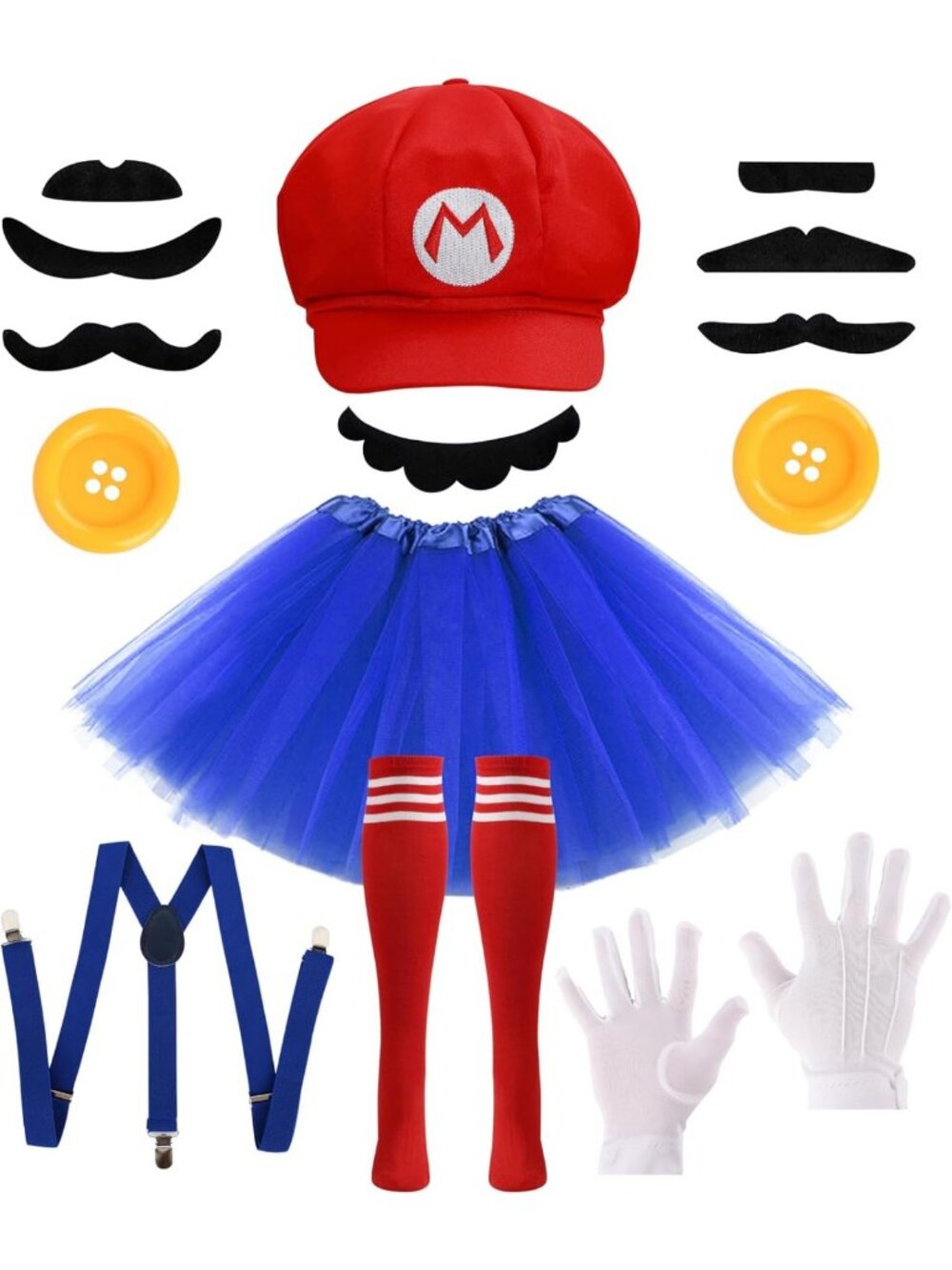 Spooky Halloween Costume Accessories Set for Women & Teens - Cosplay Party 2025